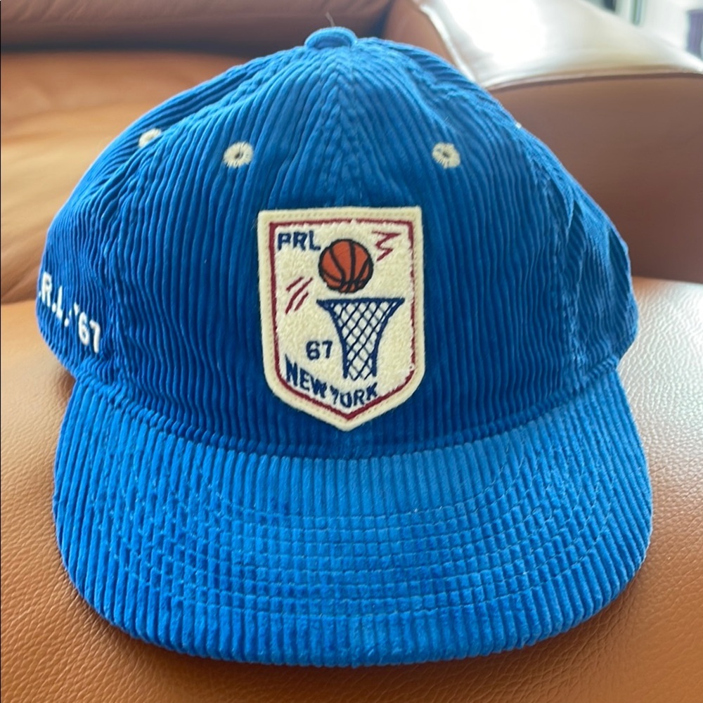 Polo Ralph Lauren Blue Corduroy Hat